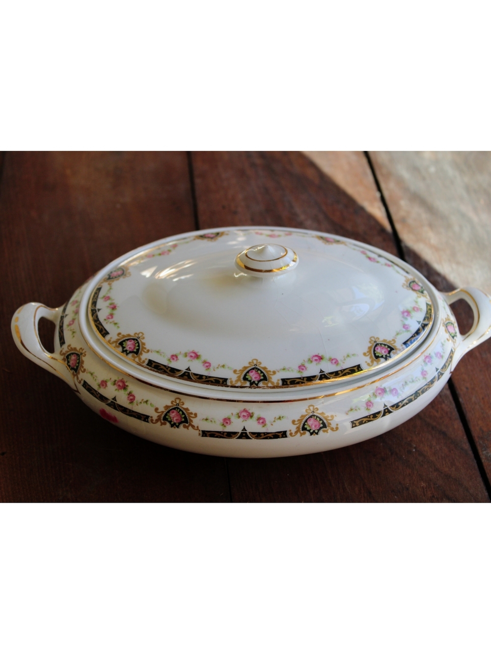 Vintage Serving Dish with lid D. E. McNicol